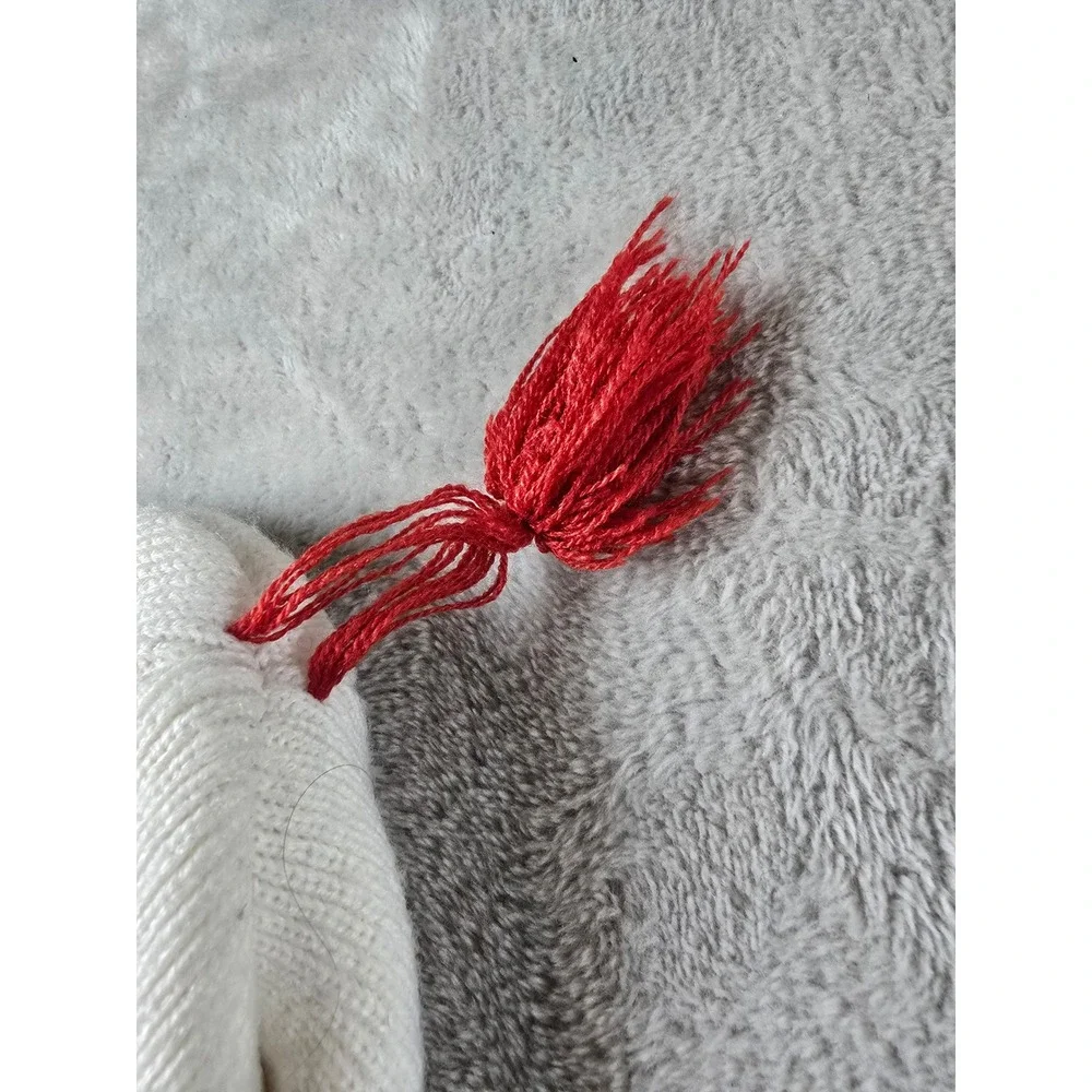 Nike Team Nebraska Cornhuskers Beanie Hat Red White Pom Knit Cuffed OSFA‎
